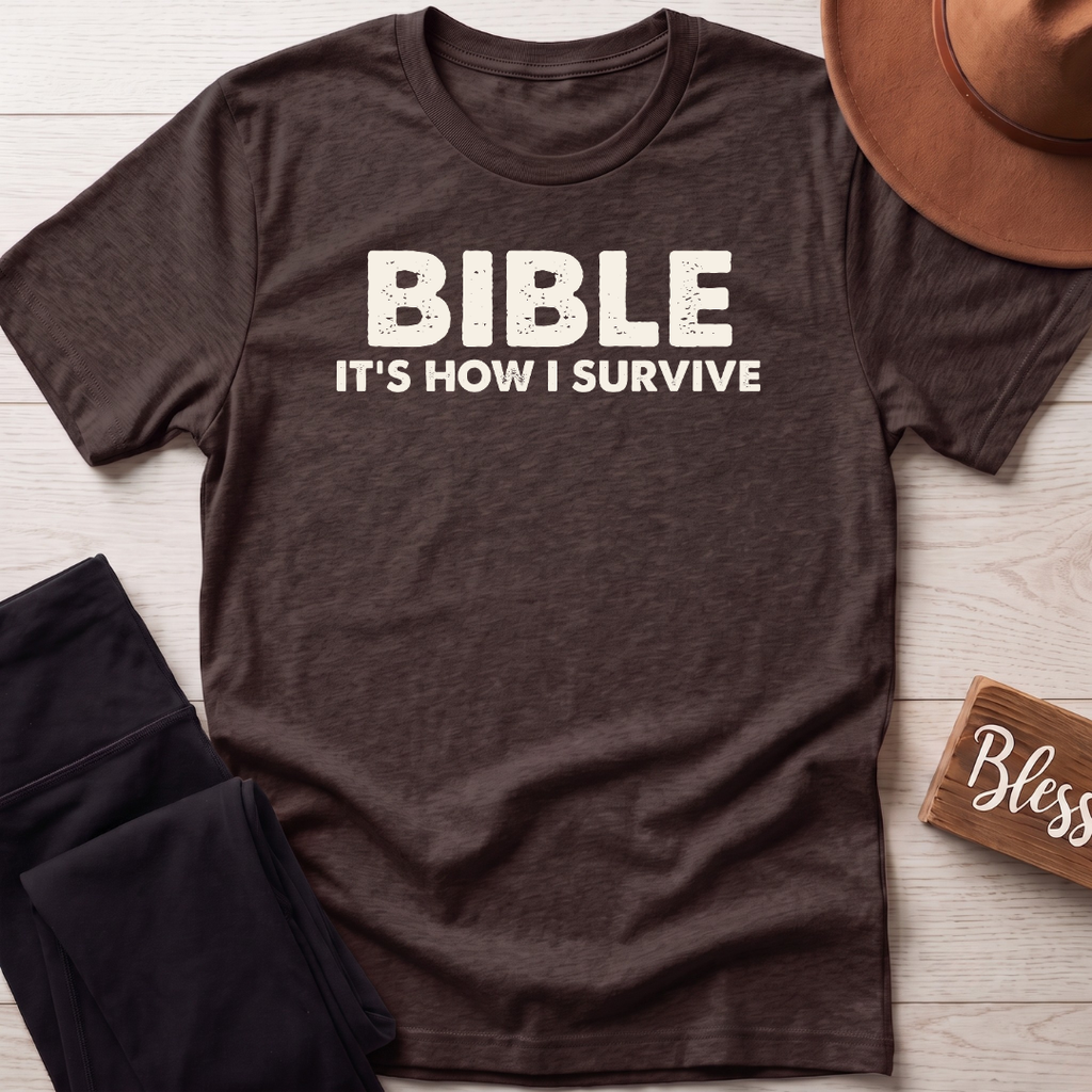 Bible Its How I Survive T-Shirt