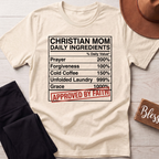 Christian Mom Daily Ingredients T-Shirt