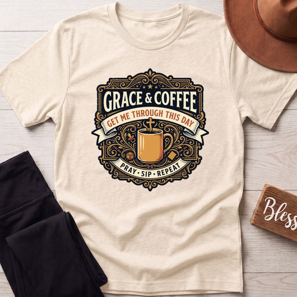 Pray Sip Repeat T-Shirt